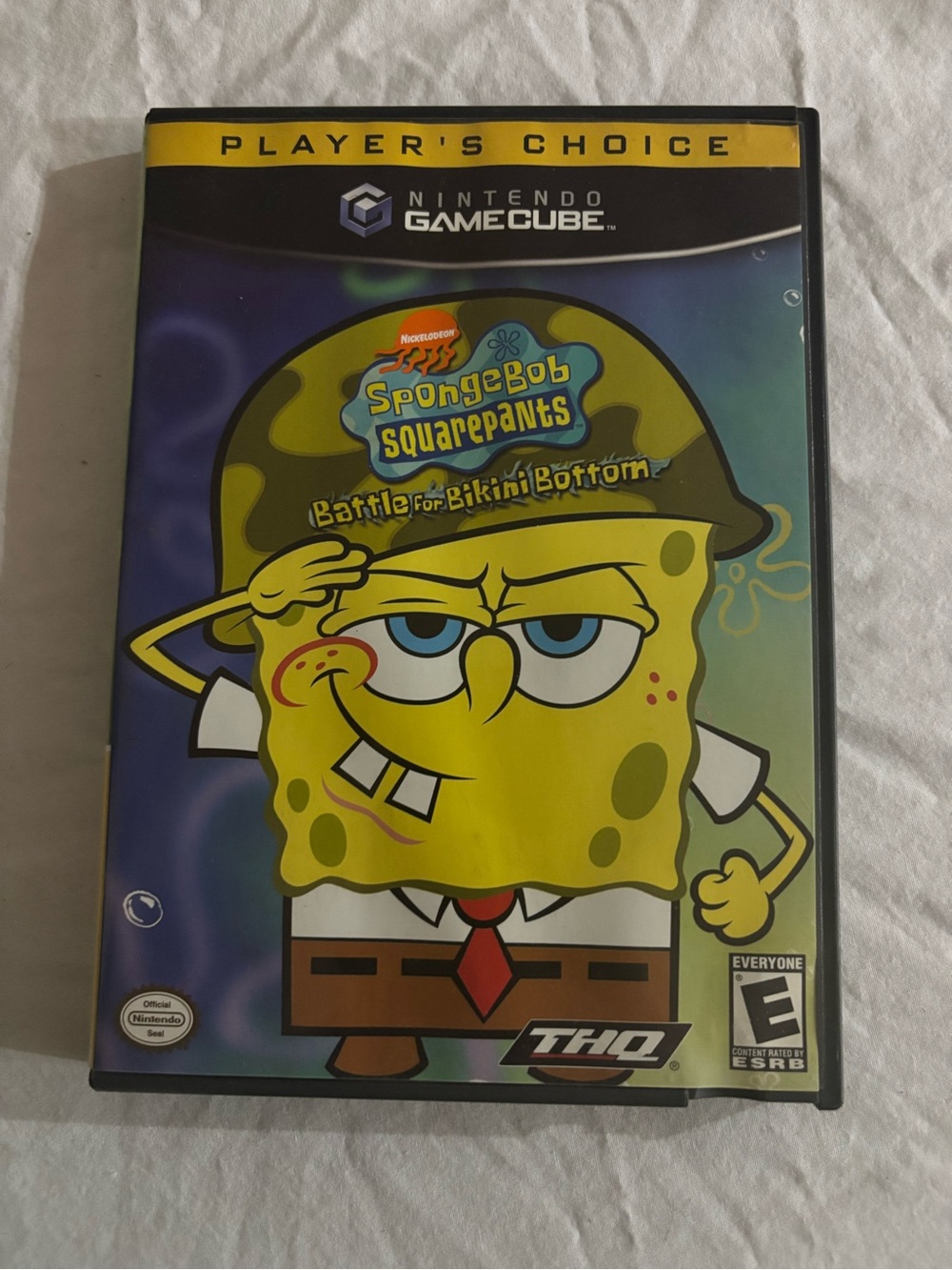 SpongeBob SquarePants Battle For Bikini Bottom GameCube Game + Case Mint Disc